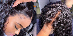 Human Hair With Small Curly Hair And Long Hair Sets