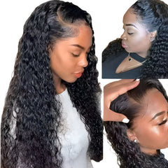 Front Lace Chemical Fiber Long Curly Hair European And American Wig Headgear
