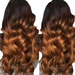 Ombre Lace Front Human Hair Wigs Remy Colorful